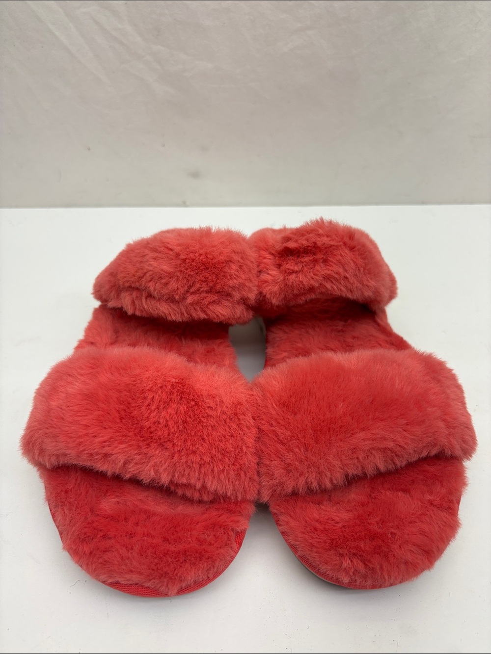Koolaburra by Ugg Women's Coral Fuzzy Slide Sandals, SZ 9, box 2G